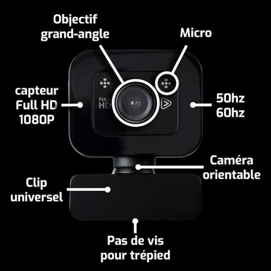 Camera Web Onlan CS-30 Full HD 1080p Microphone Integre