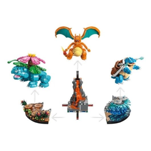 LEGO Pokémon Venusaur Charizard y Blastoise 72153 6838 piezas