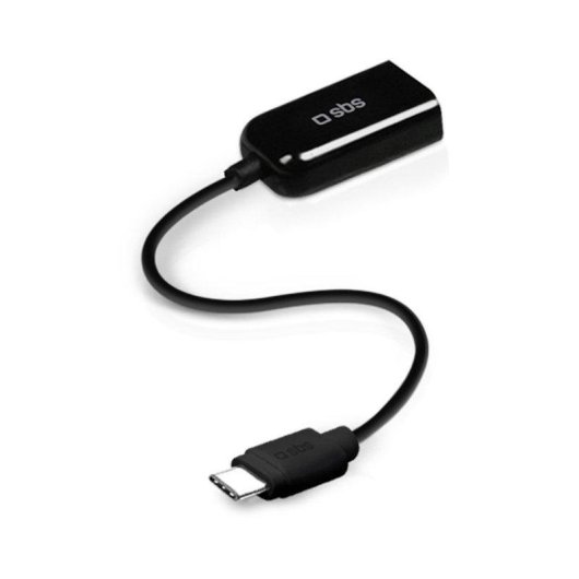 Cabo SBS USB-A para USB-C 2.0 0,15 m preto