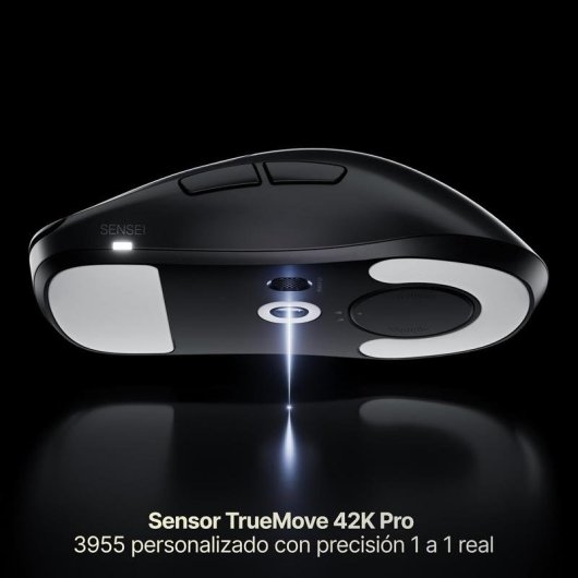 Mouse SteelSeries Sensei Pro Mini wireless 8K nero, 49 g, 6 tasti