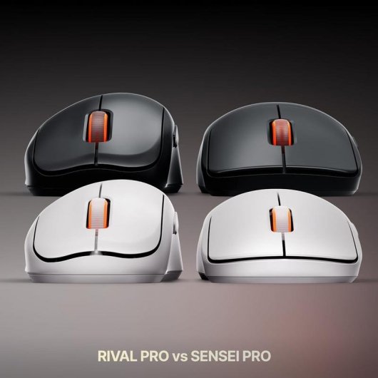 Mouse SteelSeries Rival Pro Mini wireless 42.000 DPI nero 8K 6 tasti