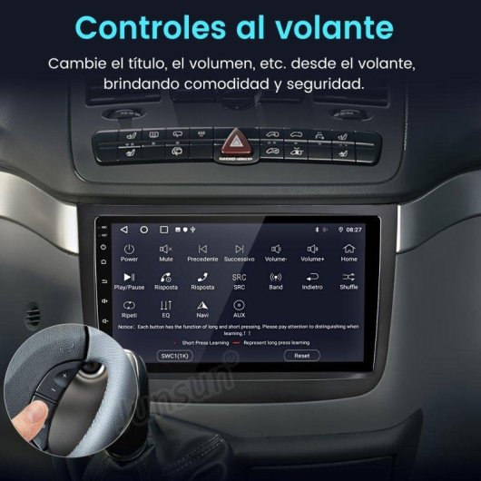 Autostereo JUNSUN Vito Viano W639 Carplay GPS Navi 64Go