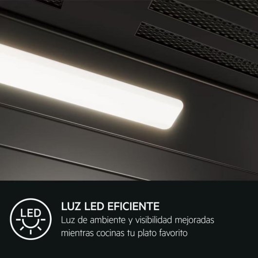 Exaustor AEG DBE5651M extração/recirculação 90 cm LED