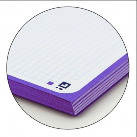 Notizheft Oxford Europeanbook 1 A4 Gitters Spiral violett