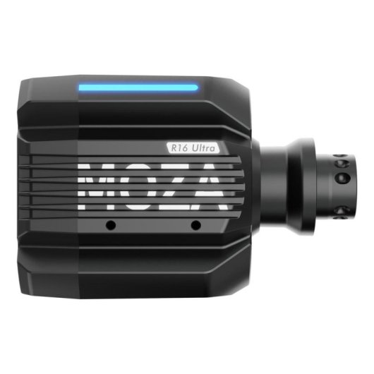 Base de volante Moza R16 Ultra de transmisión directa 16 Nm RGB negra