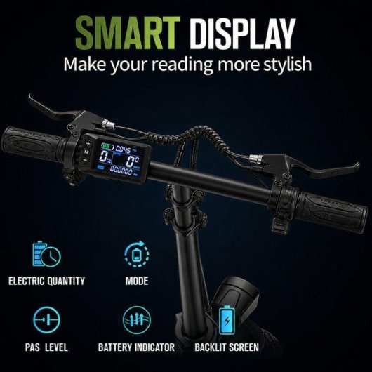 Bicicleta eléctrica plegable Toofly GE5 250 W 48 V 15 Ah urbana 14"