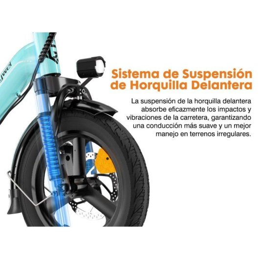 Bicicleta Eléctrica Plegable Bodywel T16 Pro 250 W 14" 25 km/h