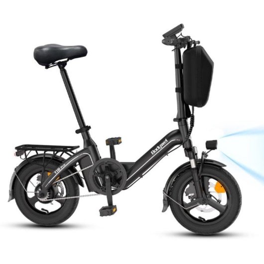 Bicicleta eléctrica plegable Bodywel T16 Pro 250 W 14" negra