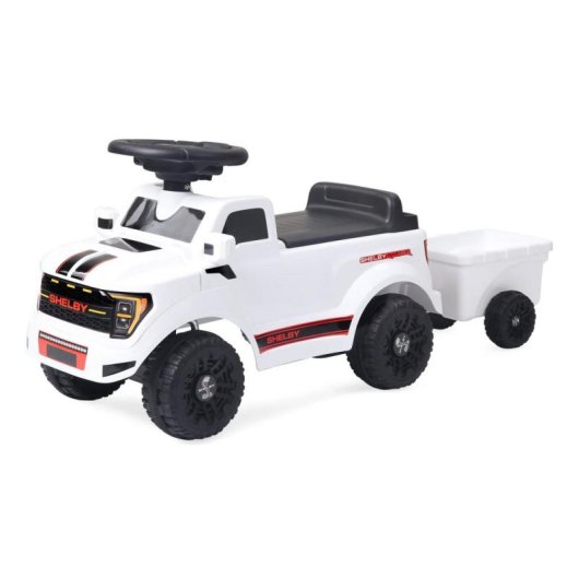 Correpasillos JAMARA Shelby Ford F-150 Raptor con remolque negro y blanco