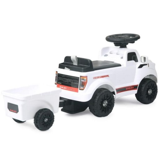 Correpasillos JAMARA Shelby Ford F-150 Raptor con remolque negro y blanco