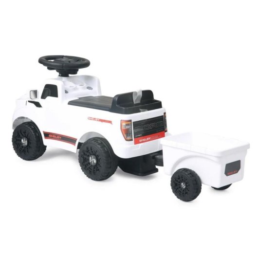 Correpasillos JAMARA Shelby Ford F-150 Raptor con remolque negro y blanco