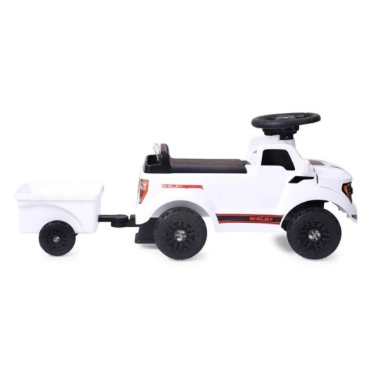 Correpasillos JAMARA Shelby Ford F-150 Raptor con remolque negro y blanco