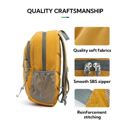 Sac a dos Waterfly FantasyStar 12 L jaune resistant a l'eau