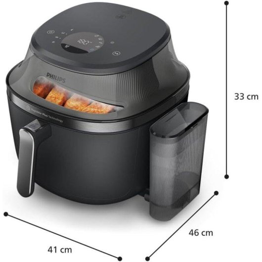 Freidora de Aire Philips Airfryer Serie 5000 NA540/00 7,2L 2000W con Vapor y Limpieza Automática