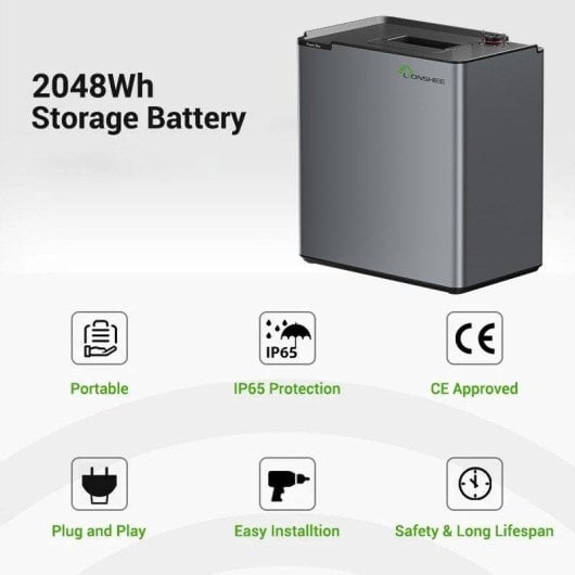 Batterie LIONHEE LS-L2048 2048Wh LiFePO4 extensible 6144Wh IP65