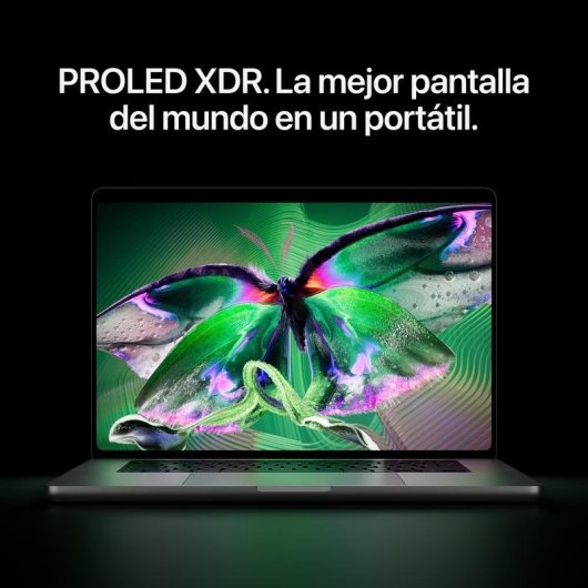 Apple MacBook Pro PROLED XDR Táctil 16" M5 Max 18 núcleos 36GB 2TB SSD 32 núcleos Plata
