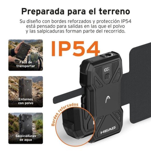 Power Bank HEAD Trek 20.000 mAh 22 W Carga solar