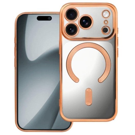 Funda COOL para iPhone 17 Pro / 18 Pro Magnética Borde Dorado