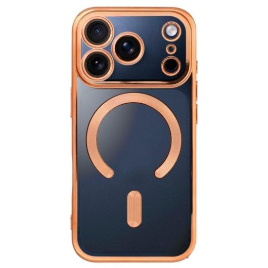 Funda COOL para iPhone 17 Pro Max / 18 Pro Max Magnética Borde Dorado