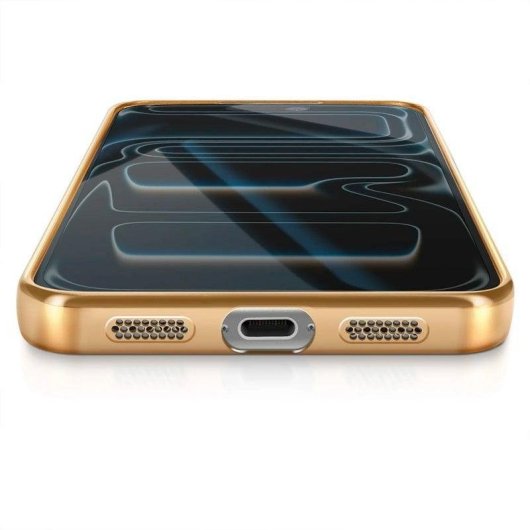 Funda COOL para iPhone 17 Pro Max / 18 Pro Max Magnética Borde Dorado
