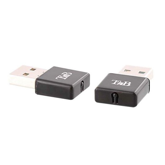 Adaptador WiFi USB TnB ADWF300N 300 Mbps 2,4 GHz negro