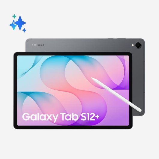 Tableta Samsung Galaxy Tab S12 Plus Wi-Fi 12,6" 12 GB 512 GB con lápiz óptico, gris