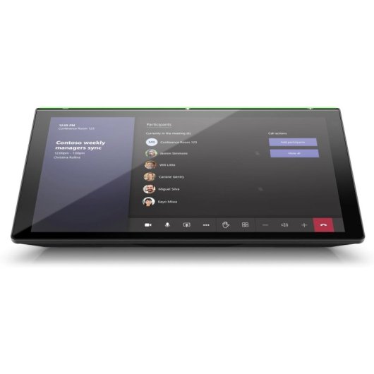 Sistema de videoconferencia HP Presence Small Space Solution Plus AI para Teams Rooms