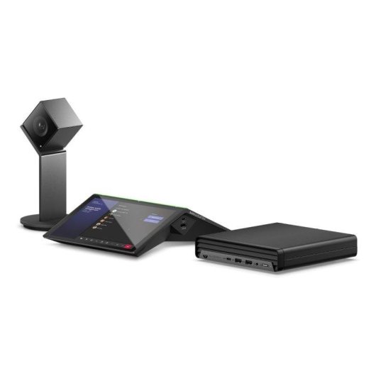 Sistema de videoconferencia HP Presence Small Space Solution Plus AI para Teams Rooms