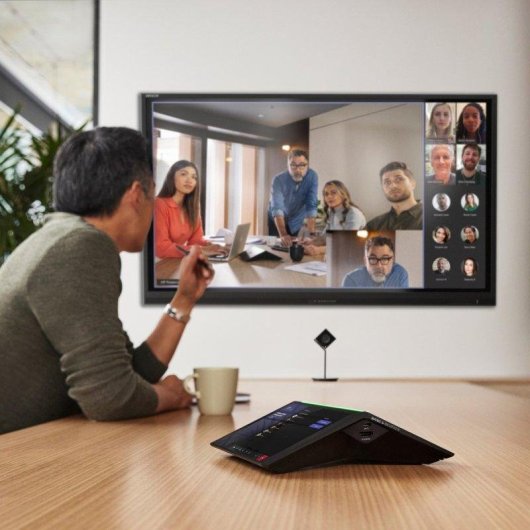 Sistema de videoconferencia HP Presence Small Space Solution Plus AI para Teams Rooms
