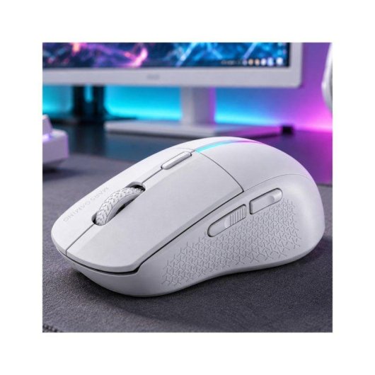 Mouse Mars Gaming MMW-NEO wireless 2.4G/Bluetooth 4000 DPI bianco RGB
