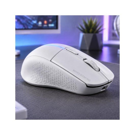 Mouse Mars Gaming MMW-NEO wireless 2.4G/Bluetooth 4000 DPI bianco RGB