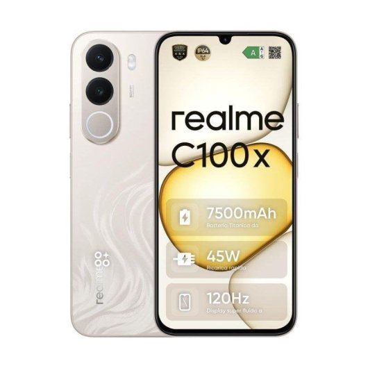 Realme C100x 4G 4 GB 256 GB 6,8" Dorado
