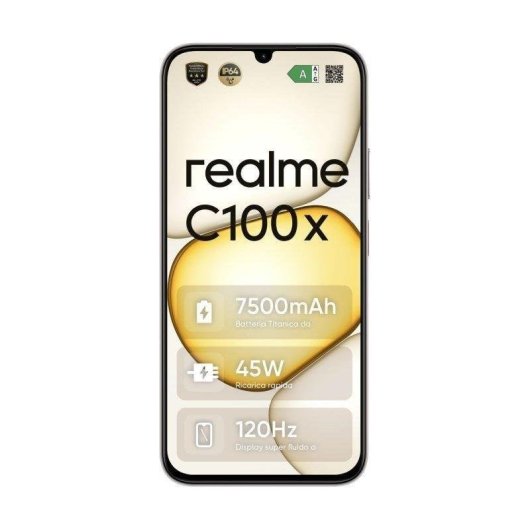 Realme C100x 4G 4 GB 256 GB 6,8" Dorado
