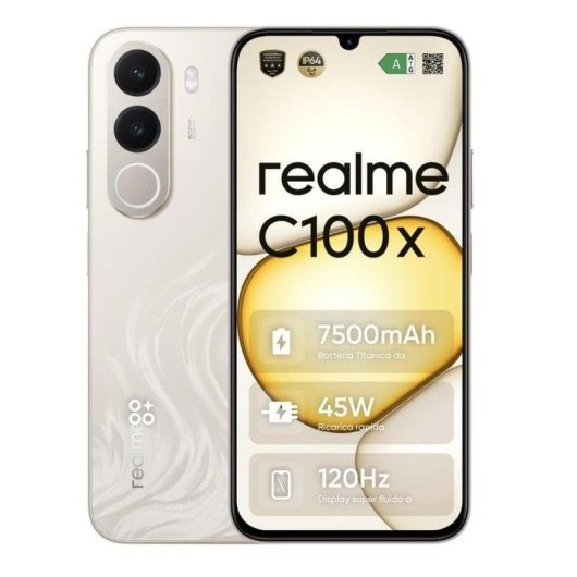 Realme C100x 4G 4 GB 256 GB 6,8" Dorado