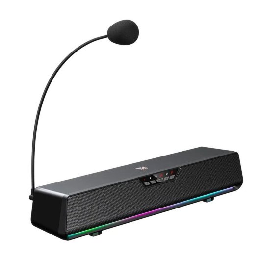 Altoparlante Onikuma L13, soundbar Bluetooth 5.4, 5 W, microfono e RGB