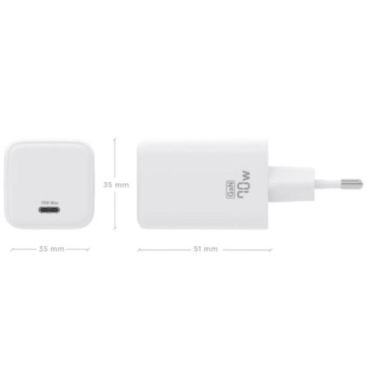 GaN-Ladegerat Aisens ASCH-70W1P088-W USB-C 70 W weiss