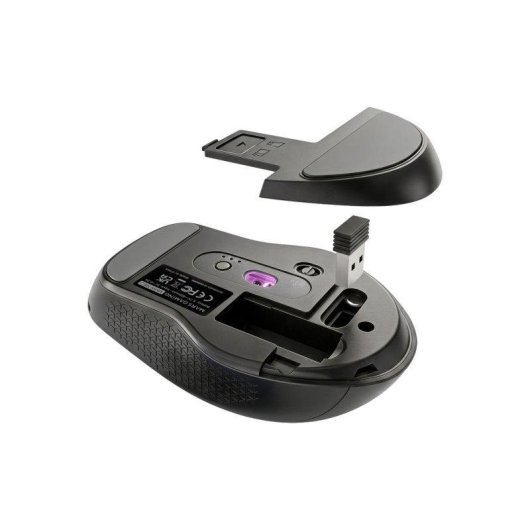 Ratón Mars Gaming MMW-NEO 2.4G y Bluetooth 5.2 4000 DPI negro RGB 6 botones