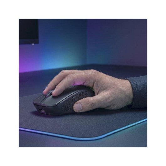 Ratón Mars Gaming MMW-NEO 2.4G y Bluetooth 5.2 4000 DPI negro RGB 6 botones