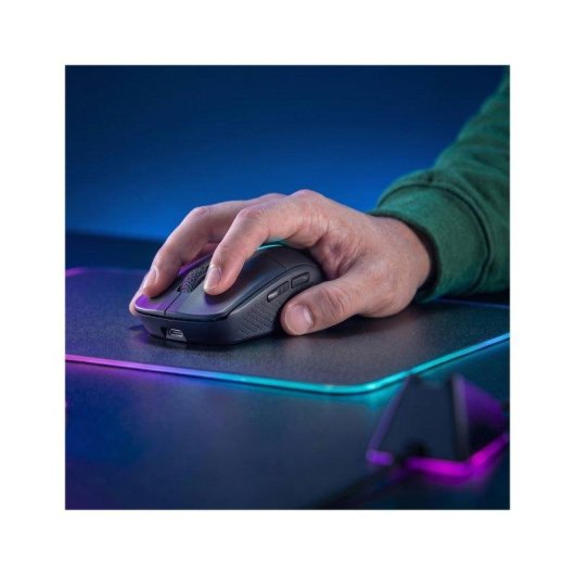 Ratón Mars Gaming MMW-NEO 2.4G y Bluetooth 5.2 4000 DPI negro RGB 6 botones