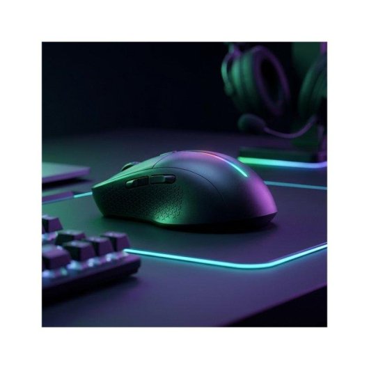 Ratón Mars Gaming MMW-NEO 2.4G y Bluetooth 5.2 4000 DPI negro RGB 6 botones