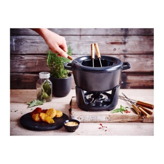 Set fondue BEKA Nori 2 L fonte noire 8 personnes