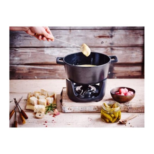 Set fondue BEKA Nori 2 L fonte noire 8 personnes