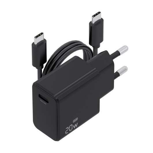 GaN USB-C Ladegeraet 20W ASCH-20W1P082-BK