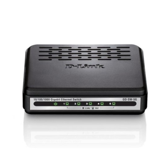 Conmutador D-Link GO-SW-5G de 5 puertos Gigabit no gestionado