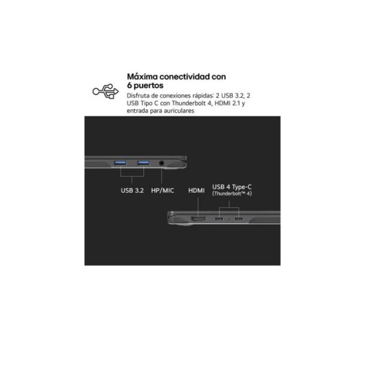 Ordinateur portable LG gram 16 16" Intel Core Ultra 7 258V 32Go 512Go SSD W11 Pro