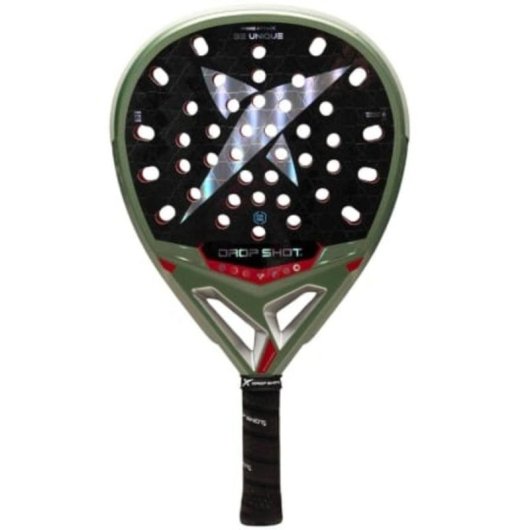 Pala de padel Drop Shot Prime Attack Fibra Carbonio 24K Equilibrio Medio-Alto
