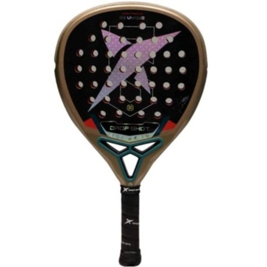 Pala de Pádel Drop Shot Axion Attack Junior Jon Sanz Fibra de Vidrio EVA Soft