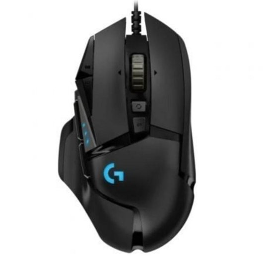 Ratón Logitech G G502 HERO USB 25600 DPI negro RGB 11 botones