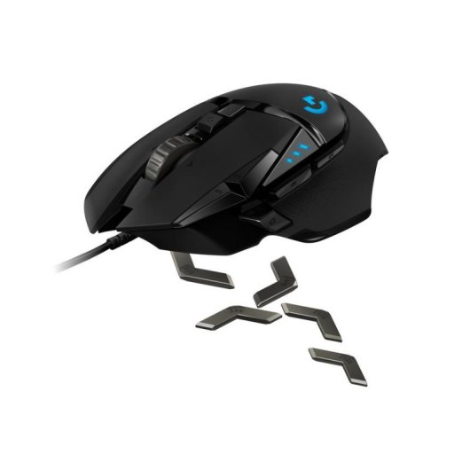 Ratón Logitech G G502 HERO USB 25600 DPI negro RGB 11 botones