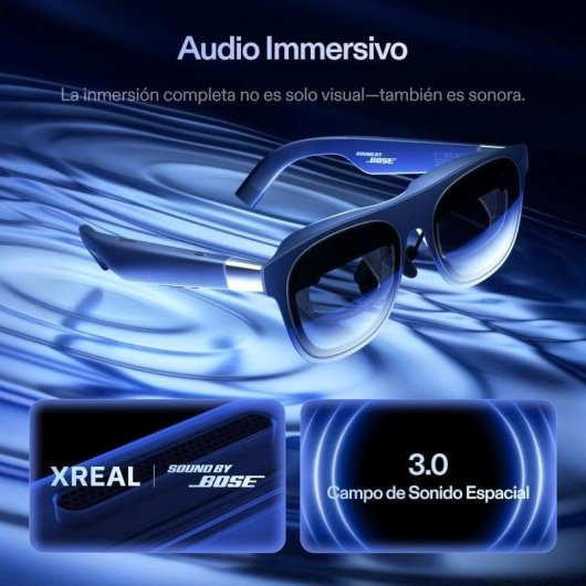 XREAL 1S Gafas AR Micro-OLED 1920x1200 52° FOV 120 Hz 3DoF